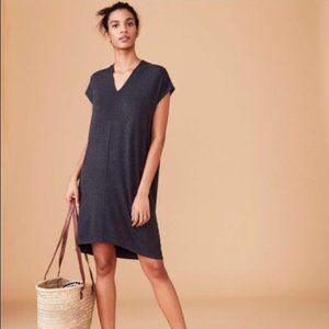 Lou & Grey Signature Soft T Shirt Dress Navy S